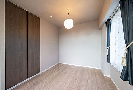 全室フローリングにつき、日々のお掃除も楽々。お部屋の清潔を保ちやすいですね。※この画像はCG加工処理しています