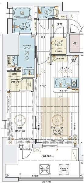 エステムコート新神戸II駅前山手 ｜兵庫県神戸市中央区熊内町４丁目(賃貸マンション1DK・4階・38.49㎡)の写真 その2