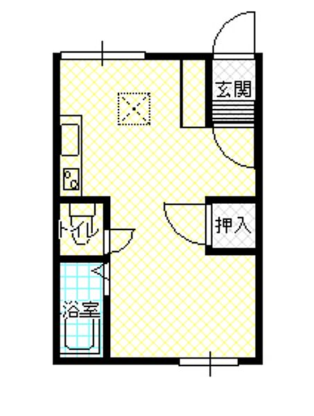 深川総合ハイツA 203｜北海道深川市四条(賃貸アパート1R・2階・19.44㎡)の写真 その2