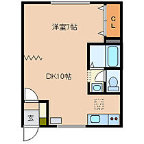 エーコーエミールたかす 107 ｜ 北海道上川郡鷹栖町北一条２丁目7-14（賃貸アパート1LDK・1階・36.45㎡） その2