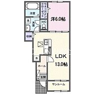 岡山県倉敷市広江1丁目（賃貸アパート1LDK・1階・50.05㎡） その2