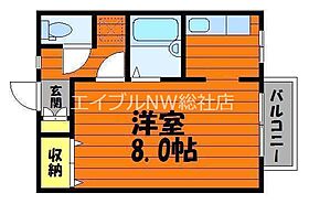 岡山県倉敷市中庄（賃貸アパート1K・1階・24.67㎡） その2