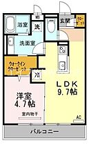 岡山県総社市門田（賃貸アパート1LDK・2階・39.68㎡） その2