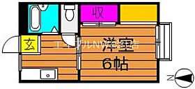 岡山県総社市中央6丁目（賃貸アパート1K・2階・23.77㎡） その2