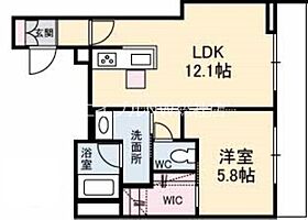 岡山県倉敷市中島（賃貸アパート1LDK・1階・44.88㎡） その2