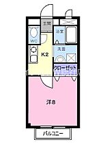 岡山県倉敷市徳芳（賃貸アパート1K・2階・27.36㎡） その2