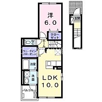 岡山県倉敷市四十瀬（賃貸アパート1LDK・2階・44.88㎡） その2