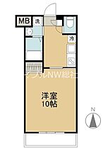 岡山県倉敷市松島（賃貸マンション1K・3階・31.46㎡） その2