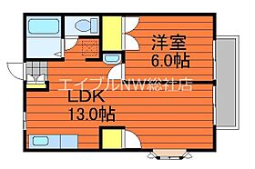 岡山県倉敷市玉島八島（賃貸アパート1LDK・1階・40.04㎡） その2