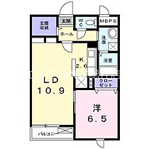 岡山県倉敷市中島（賃貸マンション1LDK・1階・47.81㎡） その2