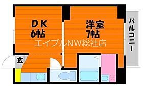 岡山県倉敷市児島唐琴4丁目（賃貸マンション1DK・3階・30.00㎡） その2