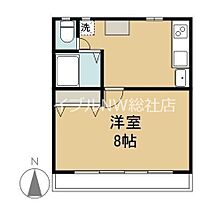 岡山県倉敷市中庄（賃貸マンション1DK・3階・33.00㎡） その2