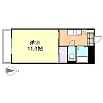 岡山県倉敷市水島北春日町（賃貸マンション1K・3階・29.58㎡） その2