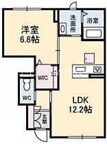 岡山県倉敷市船穂町船穂（賃貸アパート1LDK・1階・44.62㎡） その2