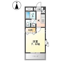 岡山県倉敷市中畝5丁目（賃貸アパート1K・1階・24.75㎡） その2