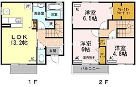 岡山県倉敷市連島町鶴新田（賃貸テラスハウス3LDK・1階・80.67㎡） その2