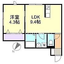 岡山県倉敷市西阿知町（賃貸アパート1LDK・2階・33.63㎡） その2