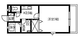 岡山県倉敷市中島（賃貸アパート1K・1階・29.81㎡） その2