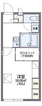 岡山県岡山市北区一宮（賃貸アパート1K・2階・23.18㎡） その2