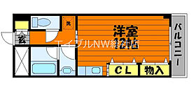 岡山県倉敷市松島（賃貸マンション1K・7階・31.00㎡） その2