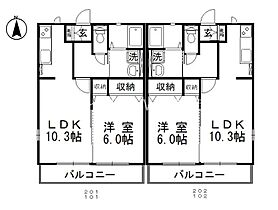 岡山県倉敷市笹沖1038-3（賃貸アパート1LDK・2階・40.73㎡） その2