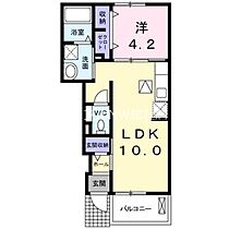 岡山県倉敷市中島（賃貸アパート1LDK・1階・37.76㎡） その2