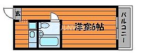 岡山県倉敷市昭和1丁目（賃貸マンション1R・10階・23.00㎡） その2