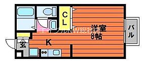 岡山県倉敷市酒津（賃貸アパート1K・1階・26.00㎡） その2