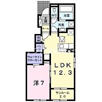 岡山県浅口市金光町大谷（賃貸アパート1LDK・1階・50.42㎡） その2