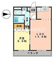 岡山県倉敷市玉島乙島（賃貸アパート1LDK・2階・45.36㎡） その2