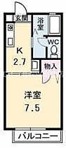 岡山県倉敷市連島町西之浦（賃貸アパート1K・1階・24.81㎡） その2