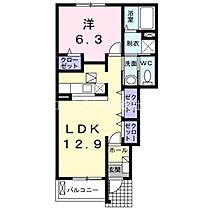 岡山県倉敷市東塚5丁目（賃貸アパート1LDK・1階・46.49㎡） その2