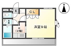 岡山県倉敷市中島（賃貸アパート1K・2階・28.22㎡） その2