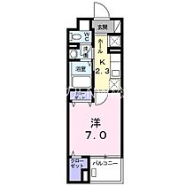 岡山県倉敷市美和1丁目（賃貸マンション1K・1階・27.84㎡） その2