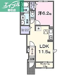 間取図画像 1LDK