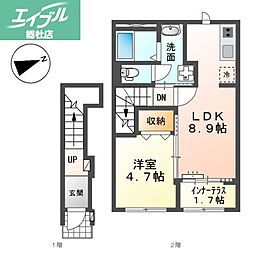 水島臨海鉄道 弥生駅 徒歩10分 2階/-