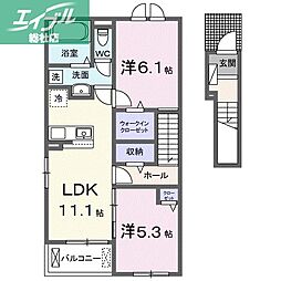 JR瀬戸大橋線 上の町駅 徒歩23分 2階/-