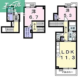 JR山陽本線 倉敷駅 徒歩19分 2階/-