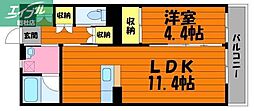 JR伯備線 清音駅 徒歩8分 3階/-