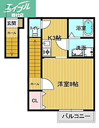 水島臨海鉄道 弥生駅 徒歩25分 2階/-