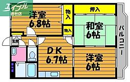 JR吉備線 総社駅 徒歩7分 2階/-