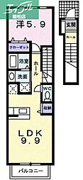水島臨海鉄道 西富井駅 徒歩18分 2階/-