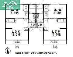 物件の間取り