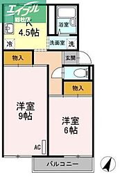 JR山陽本線 西阿知駅 徒歩17分 2階/-