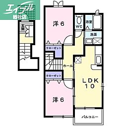 JR山陽本線 新倉敷駅 バス13分 東小高地下車 徒歩5分 2階/-