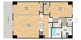 レニター小倉サンライズビュー 502 ｜ 福岡県北九州市小倉南区沼緑町１丁目20-（賃貸マンション2LDK・5階・58.20㎡） その2