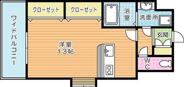 ウィークスステラ 1001｜福岡県北九州市小倉南区北方２丁目(賃貸マンション1R・10階・30.00㎡)の写真 その2