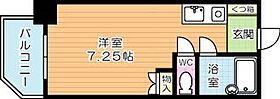 シンコー北九大前スカイマンション 806 ｜ 福岡県北九州市小倉南区北方２丁目26-32（賃貸マンション1R・8階・18.60㎡） その2