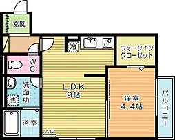 間取図画像 1LDK