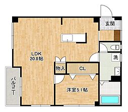 間取図画像 1LDK